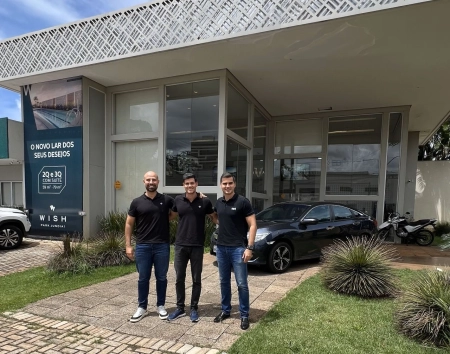 Felipe Santos, Vinícios Fabrine e Murilo Calzada assumem gestão comercial da EBM em Anápolis