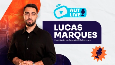 Em entrevista na AutLive, Lucas Marques destaca seu trabalho como palestrante e como contribui no mercado imobiliário
