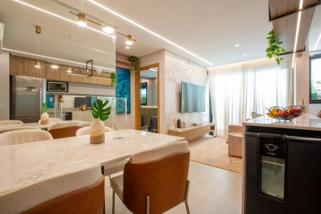 Urban Garden Residence apresenta três decorados em open exclusivo para corretores