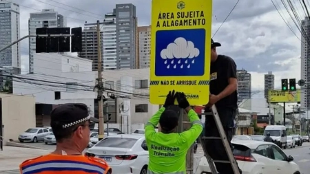 Goiânia possui 134 pontos críticos de alagamentos e enxurradas