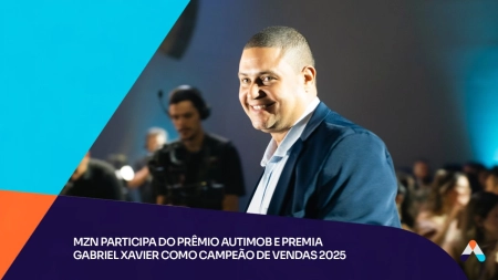 MZN participa do Prêmio Autimob e premia Gabriel Xavier como campeão de vendas