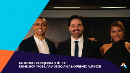 My Broker conquista o título de melhor imobiliária de Goiânia no Prêmio Autimob