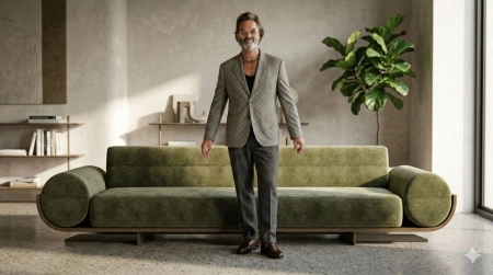 Design de Goiás no topo do mundo: Leo Romano vence o iF Design Award com o sofá Anish