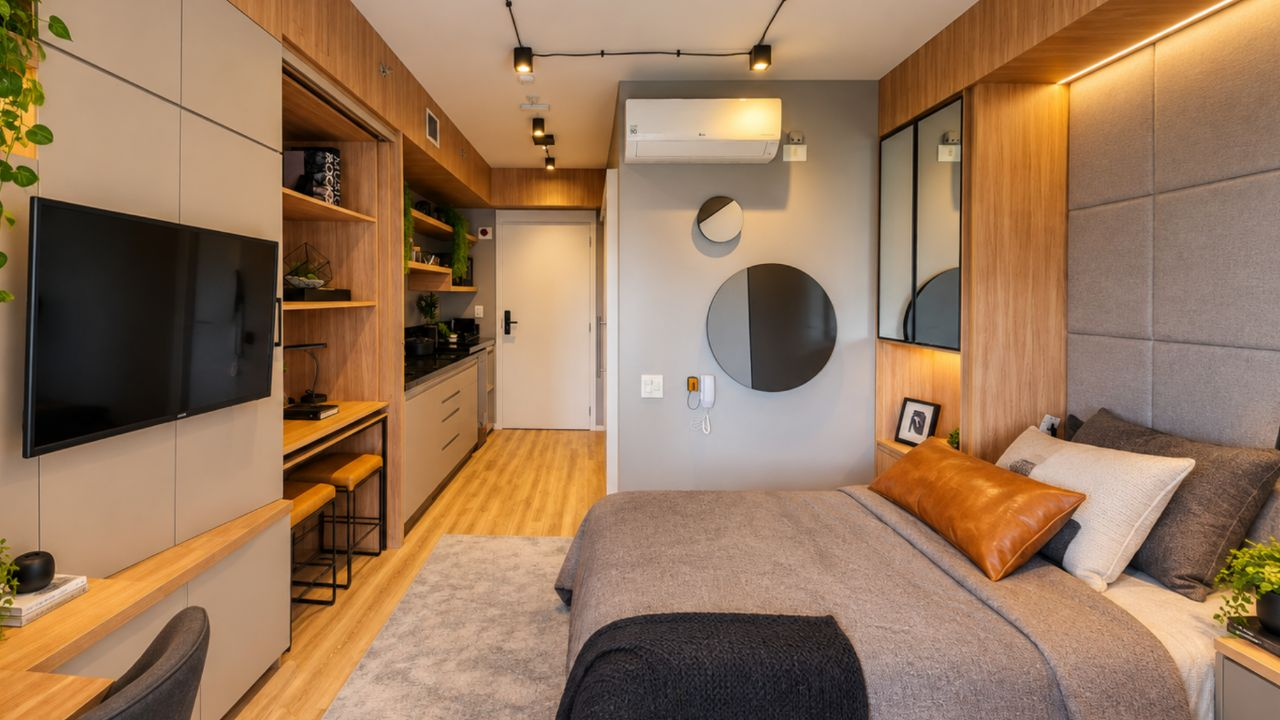 Apartamentos de um dormitório lideram valorização em agosto